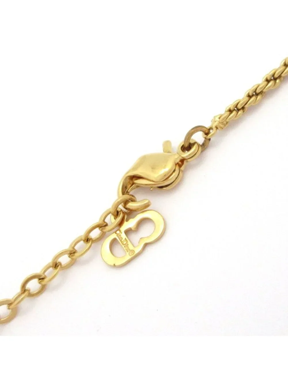 Dior Necklace Gold Bag